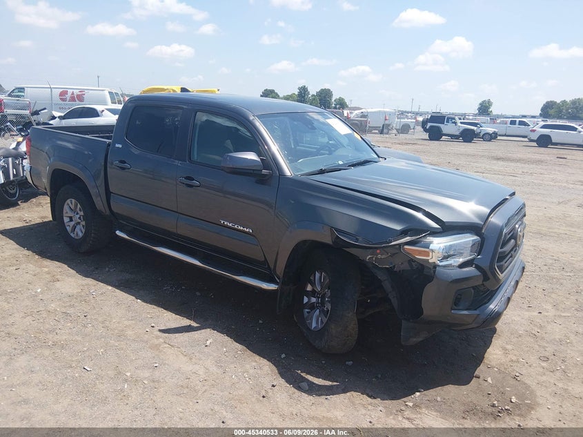 2018 Toyota Tacoma VIN 3TMCZ5ANXJM184579 IAAI salvage auction — RIGHT FRONT, Salvage (Arkansas), sold $11,650 on 2026-08-01 (photo 1)