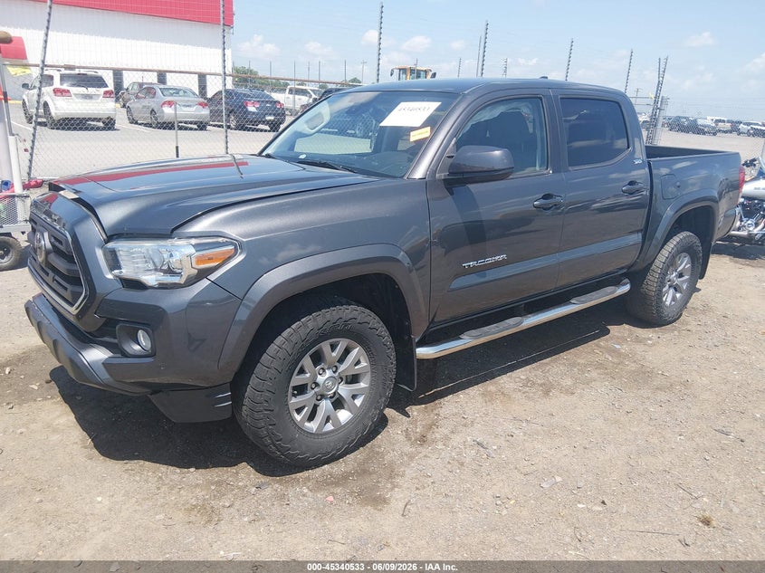 2018 Toyota Tacoma VIN 3TMCZ5ANXJM184579 IAAI salvage auction — RIGHT FRONT, Salvage (Arkansas), sold $11,650 on 2026-08-01 (photo 2)