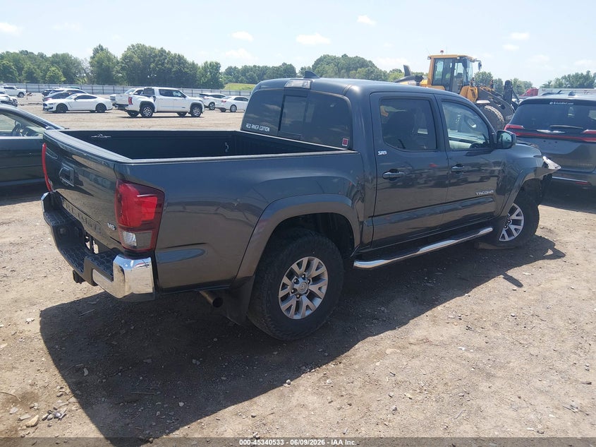 2018 Toyota Tacoma VIN 3TMCZ5ANXJM184579 IAAI salvage auction — RIGHT FRONT, Salvage (Arkansas), sold $11,650 on 2026-08-01 (photo 4)