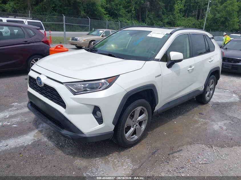 2021 Toyota Rav 4 VIN JTMB6RFV5MJ007153 IAAI salvage auction — REAR END, Salvage (North Carolina), sold $14,850 on 2026-07-07 (photo 2)