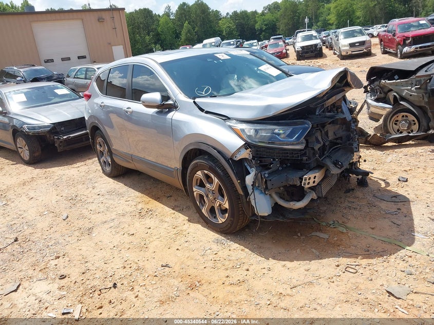 2019 Honda Cr-v VIN 7FARW2H84KE043423 IAAI salvage auction — FRONT END, Salvage (North Carolina), sold $4,550 on 2026-07-20 (photo 1)