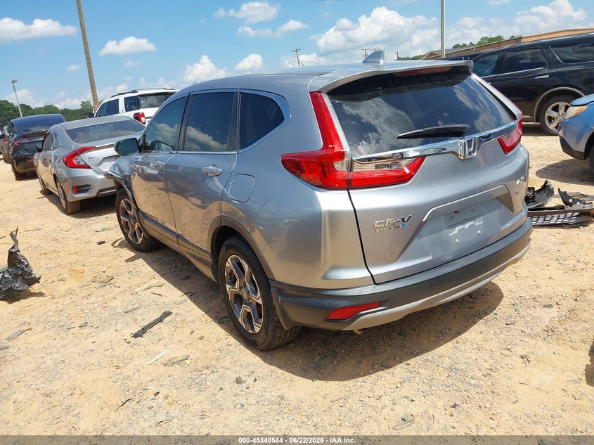 2019 Honda Cr-v VIN 7FARW2H84KE043423 IAAI salvage auction — FRONT END, Salvage (North Carolina), sold $4,550 on 2026-07-20 (photo 3)