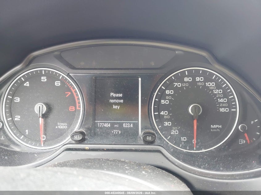 2013 Audi Q5 VIN WA1LFAFPXDA032017 IAAI salvage auction — NORMAL WEAR, Clear (Georgia), sold $950 on 2026-07-22 (photo 7)