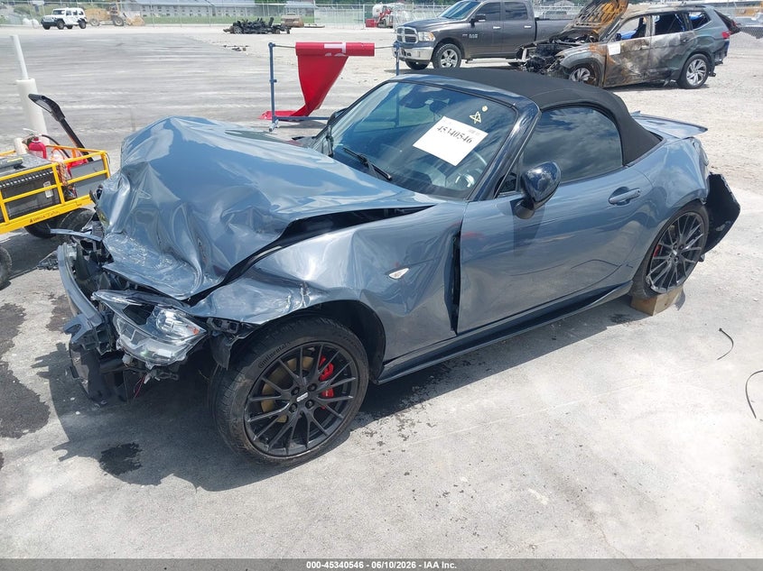 2021 Mazda Mx-5 VIN JM1NDAC78M0454270 IAAI salvage auction — FRONT END, Salvage (Missouri), sold $2,100 on 2026-07-21 (photo 2)