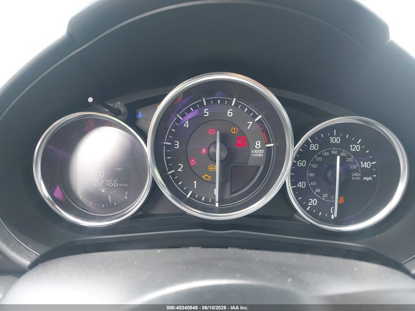 2021 Mazda Mx-5 VIN JM1NDAC78M0454270 IAAI salvage auction — FRONT END, Salvage (Missouri), sold $2,100 on 2026-07-21 (photo 7)