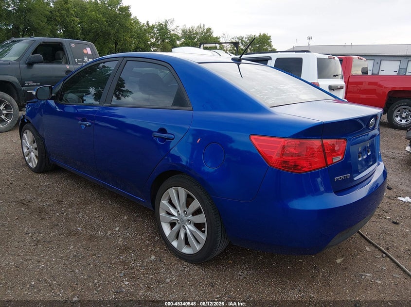 2010 Kia Forte VIN KNAFW4A34A5127070 IAAI salvage auction — LEFT SIDE, Clear (Indiana), sold $625 on 2026-07-12 (photo 3)