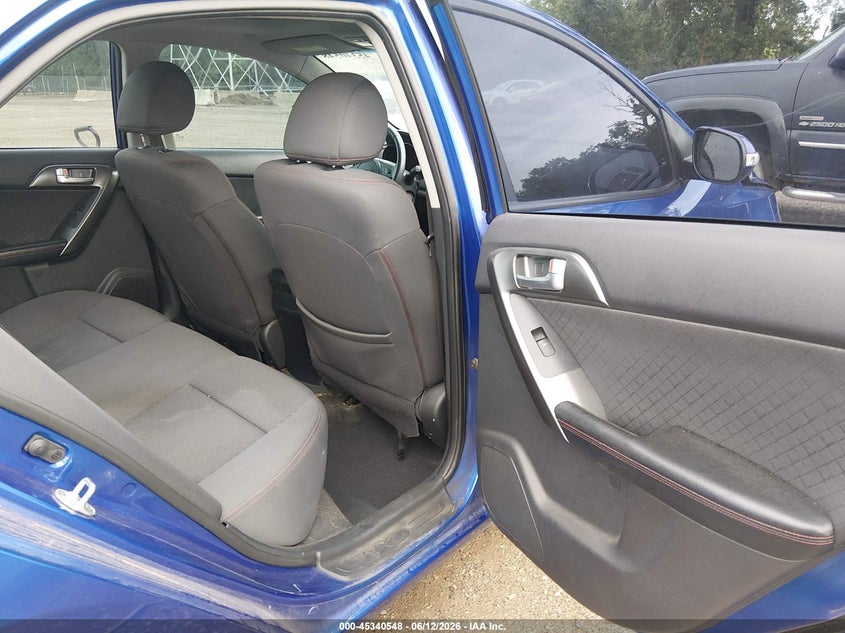 2010 Kia Forte VIN KNAFW4A34A5127070 IAAI salvage auction — LEFT SIDE, Clear (Indiana), sold $625 on 2026-07-12 (photo 8)