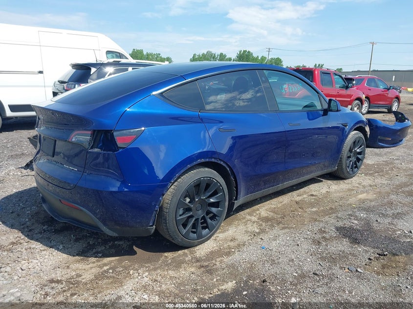 2021 Tesla Model y VIN 5YJYGDEE8MF265301 IAAI salvage auction — FRONT END, Mv-907A (New York), sold $9,250 on 2026-07-16 (photo 4)