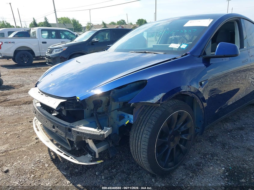 2021 Tesla Model y VIN 5YJYGDEE8MF265301 IAAI salvage auction — FRONT END, Mv-907A (New York), sold $9,250 on 2026-07-16 (photo 6)