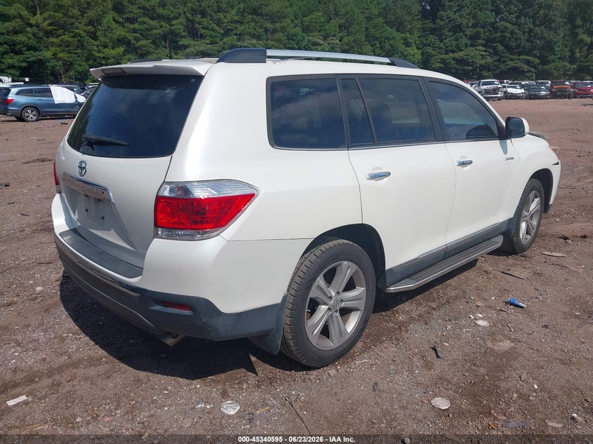 2013 Toyota Highlander VIN 5TDYK3EH3DS133321 IAAI salvage auction — FRONT END, Salvage (Alabama), sold $3,200 on 2026-07-29 (photo 4)