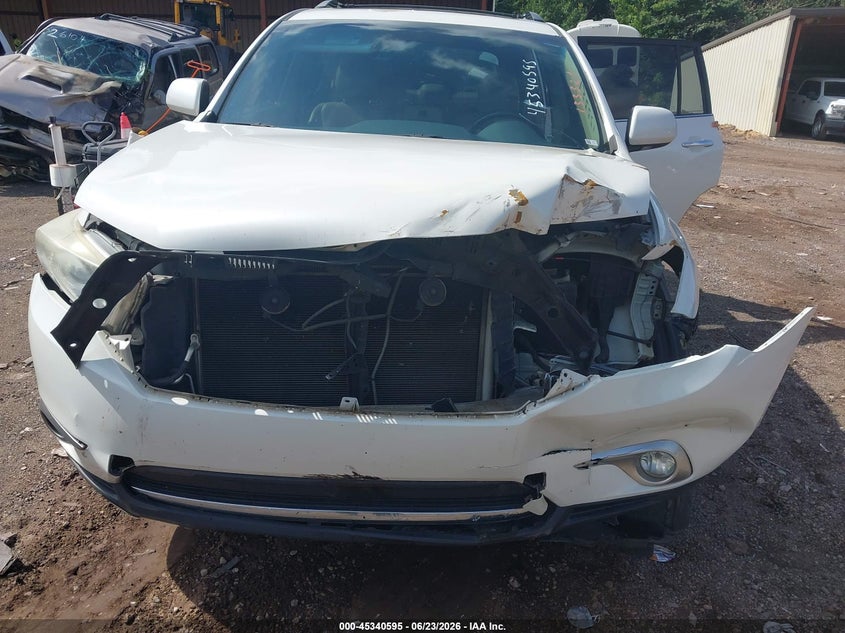 2013 Toyota Highlander VIN 5TDYK3EH3DS133321 IAAI salvage auction — FRONT END, Salvage (Alabama), sold $3,200 on 2026-07-29 (photo 6)