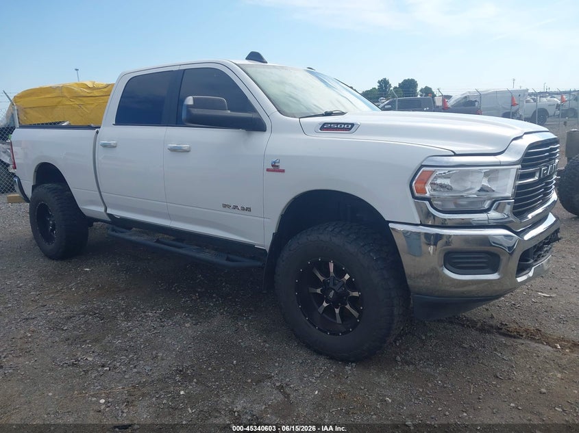 2019 Ram 2500 VIN 3C6UR5DL9KG620912 IAAI salvage auction — WATER/FLOOD, Salvage Title, sold $6,000 on 2026-07-29 (photo 1)