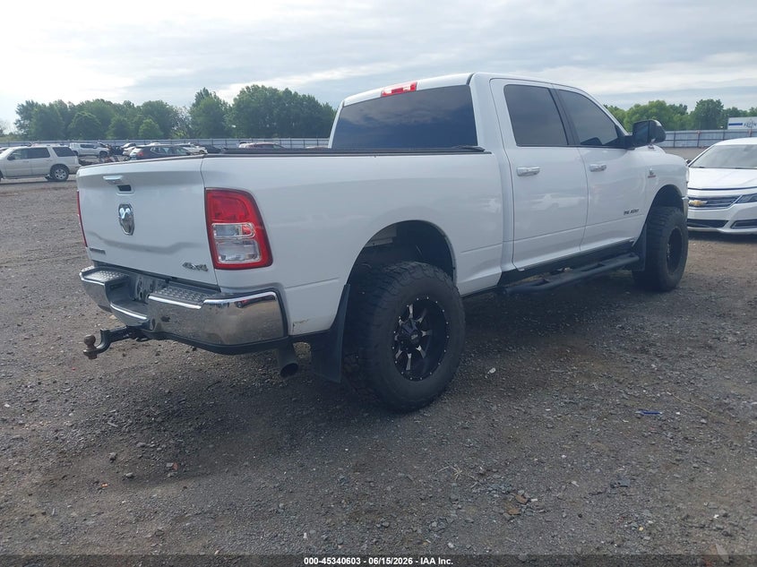 2019 Ram 2500 VIN 3C6UR5DL9KG620912 IAAI salvage auction — WATER/FLOOD, Salvage Title, sold $6,700 on 2026-07-29 (photo 4)