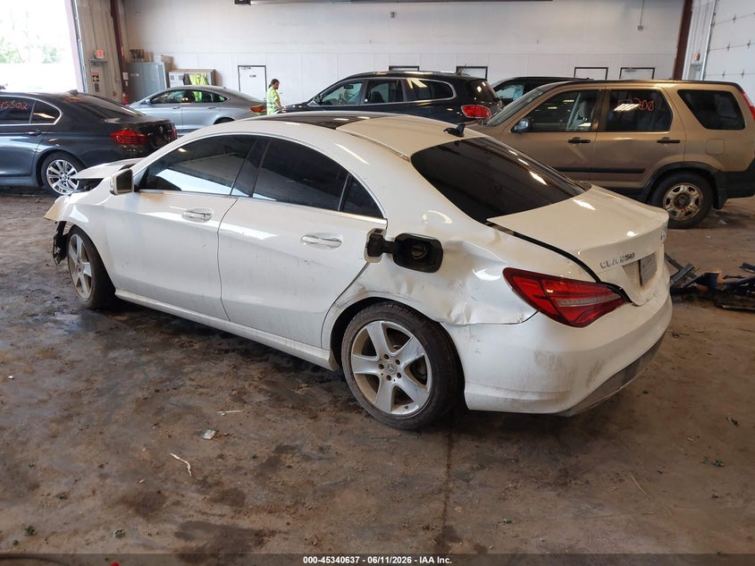 2018 Mercedes-benz Cla-klasse VIN WDDSJ4GB7JN593256 IAAI salvage auction — FRONT & REAR, Clear (Michigan), sold $1,400 on 2026-08-04 (photo 3)