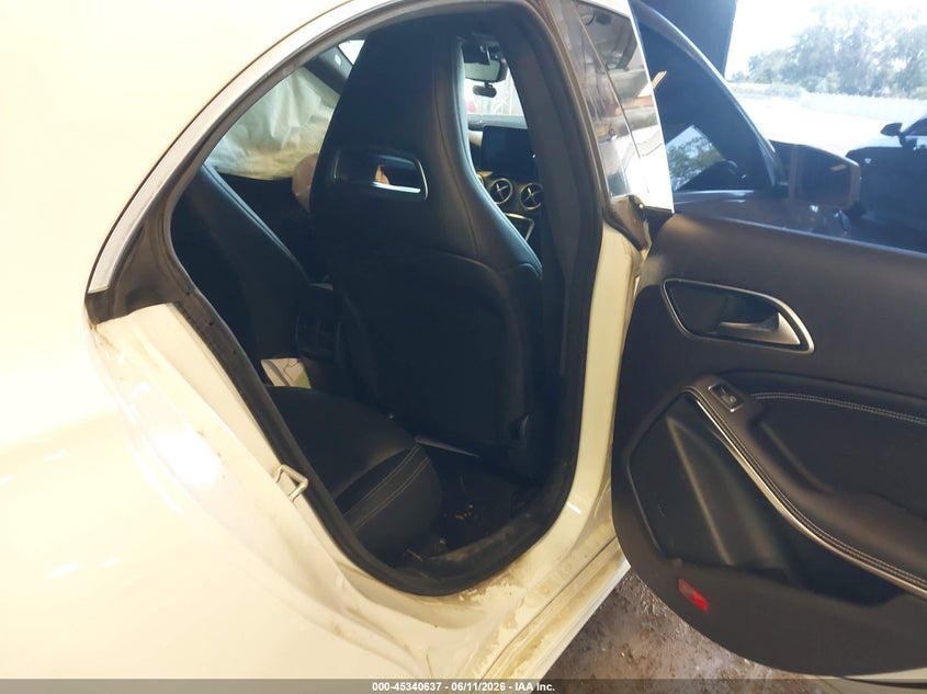 2018 Mercedes-benz Cla-klasse VIN WDDSJ4GB7JN593256 IAAI salvage auction — FRONT & REAR, Clear (Michigan), sold $1,400 on 2026-08-04 (photo 8)