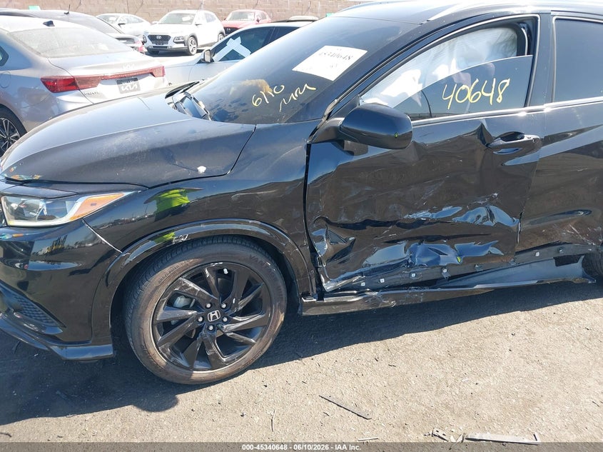 2021 Honda Hr-v VIN 3CZRU5H13MM714448 IAAI salvage auction — LEFT SIDE, Salvage Title, sold $4,300 on 2026-07-26 (photo 6)