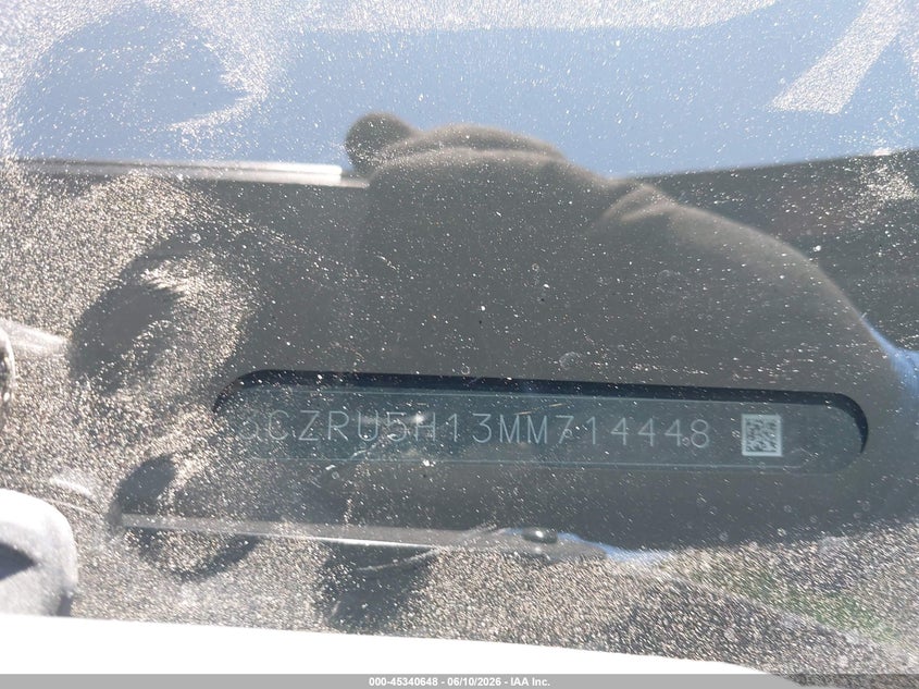2021 Honda Hr-v VIN 3CZRU5H13MM714448 IAAI salvage auction — LEFT SIDE, Salvage Title, sold $4,300 on 2026-07-26 (photo 9)