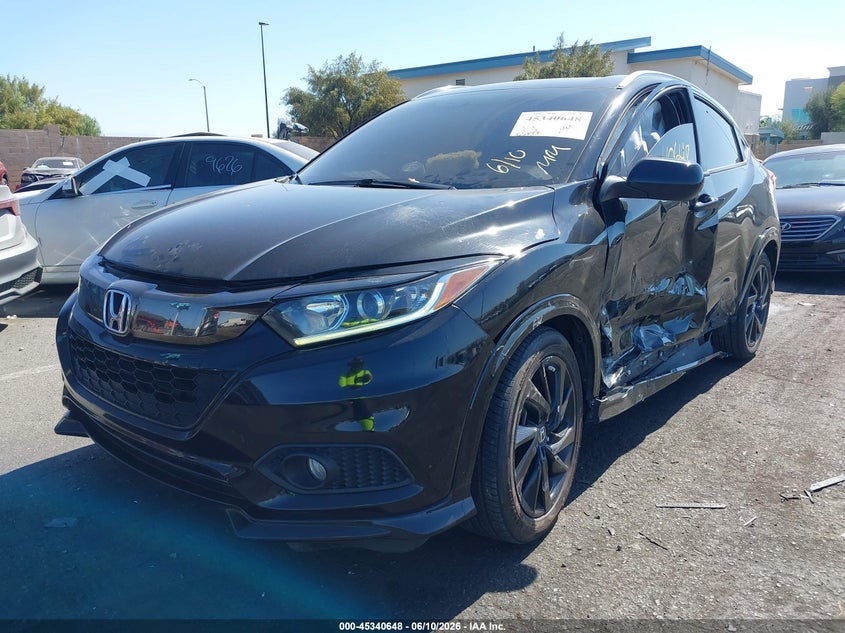 2021 Honda Hr-v VIN 3CZRU5H13MM714448 IAAI salvage auction — LEFT SIDE, Salvage Title, sold $4,300 on 2026-07-26 (photo 2)