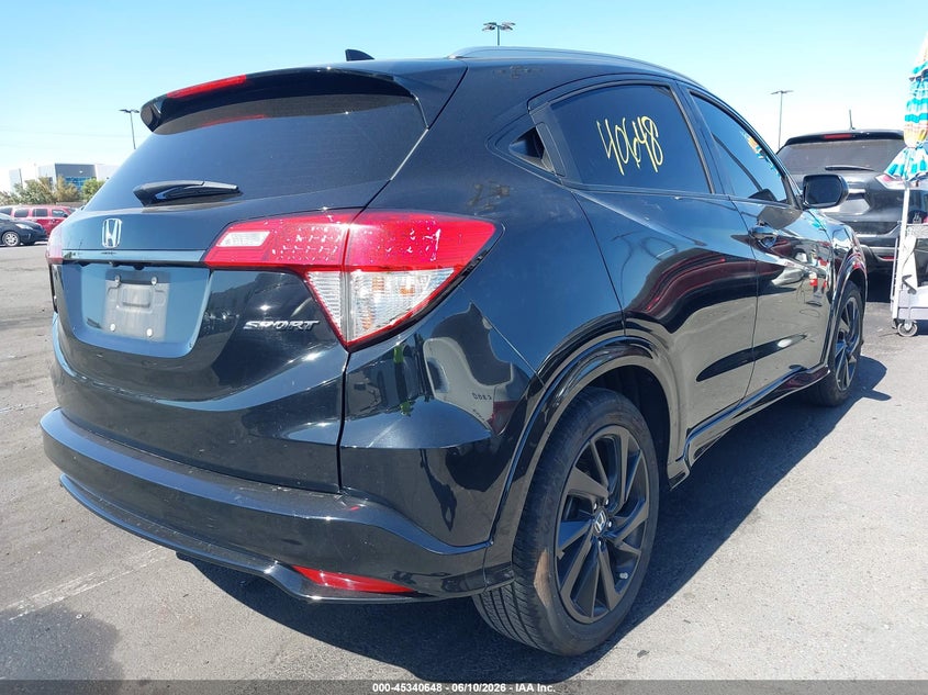 2021 Honda Hr-v VIN 3CZRU5H13MM714448 IAAI salvage auction — LEFT SIDE, Salvage Title, sold $4,300 on 2026-07-26 (photo 4)