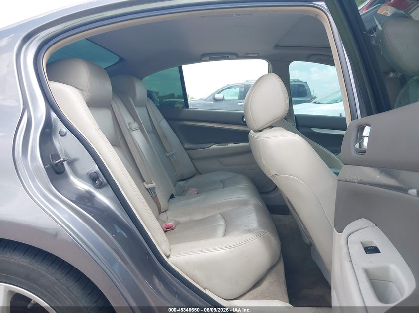 2013 Infiniti G37 VIN JN1CV6AP7DM723147 IAAI salvage auction — REAR END, Original (Texas), sold $475 on 2026-07-22 (photo 8)