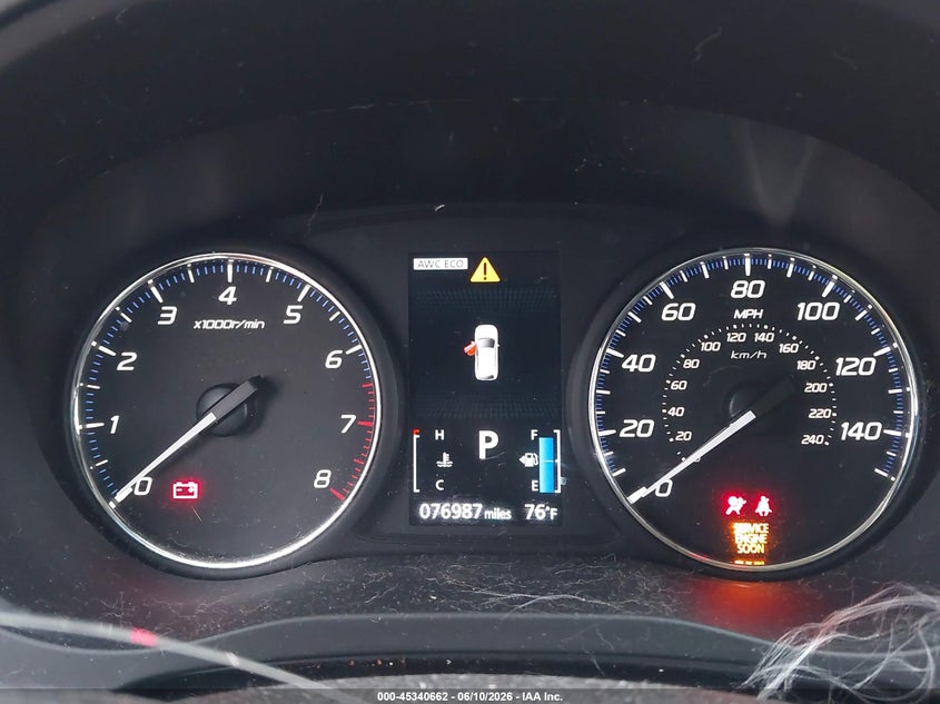 2020 Mitsubishi Outlander VIN JA4AZ3A33LZ047361 IAAI salvage auction — LEFT FRONT, Salvage (Pennsylvania), sold $3,400 on 2026-07-11 (photo 7)