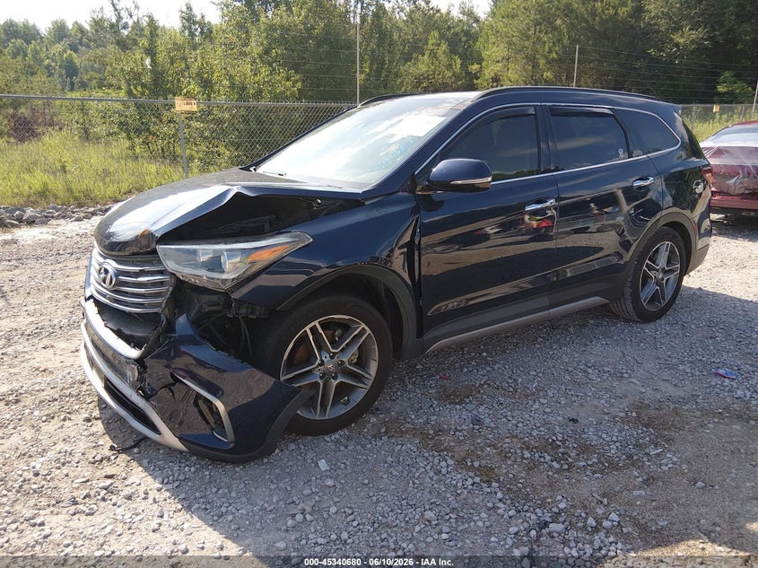 2017 Hyundai Santa fe VIN KM8SR4HF7HU251340 IAAI salvage auction — FRONT END, Salvage (Alabama), sold $2,150 on 2026-07-29 (photo 2)