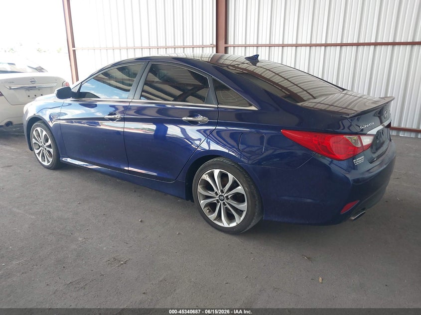 2014 Hyundai Sonata VIN 5NPEC4AB2EH851506 IAAI salvage auction — MECHANICAL, Clear (Florida), sold $1,075 on 2026-07-08 (photo 3)