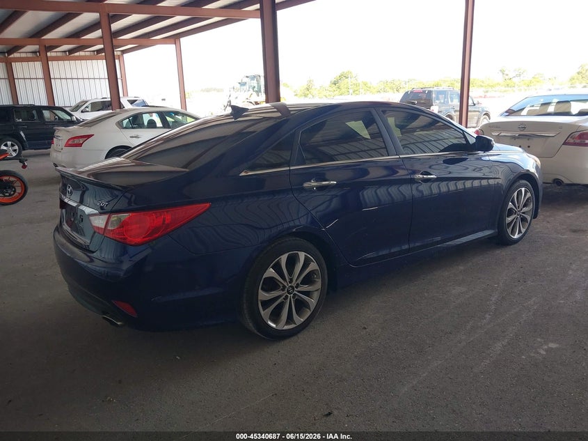 2014 Hyundai Sonata VIN 5NPEC4AB2EH851506 IAAI salvage auction — MECHANICAL, Clear (Florida), sold $1,075 on 2026-07-08 (photo 4)