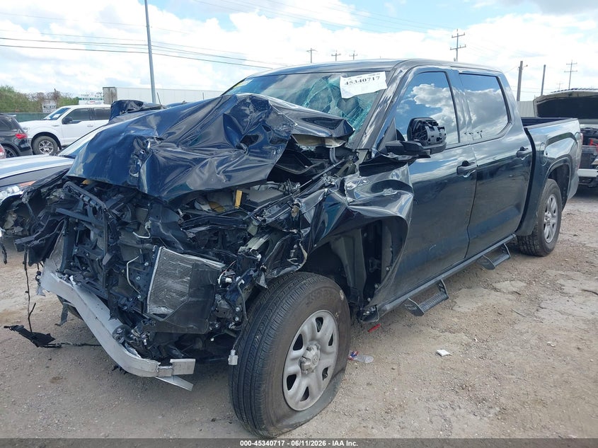 2026 Toyota Tundra VIN 5TFKB5DB1TX343259 IAAI salvage auction — FRONT END, Salvage Title, sold $9,200 on 2026-08-02 (photo 2)