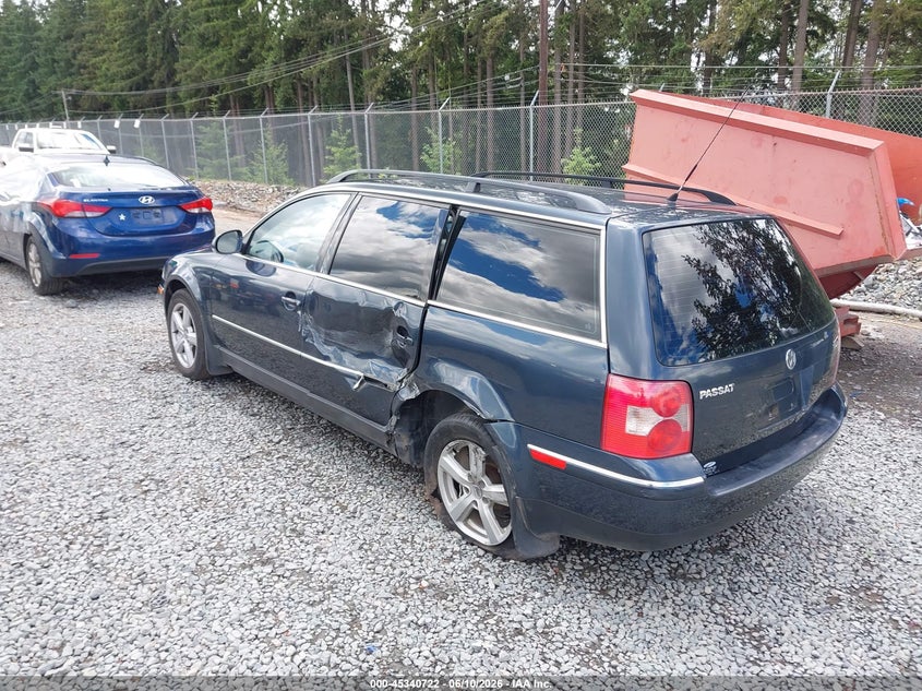 2005 Volkswagen Passat VIN WVWCE63B25E099638 IAAI salvage auction — LEFT SIDE, Bill Of Sale (Washington), sold $325 on 2026-07-08 (photo 3)