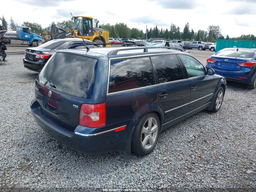 2005 Volkswagen Passat VIN WVWCE63B25E099638 IAAI salvage auction — LEFT SIDE, Bill Of Sale (Washington), sold $325 on 2026-07-08 (photo 4)