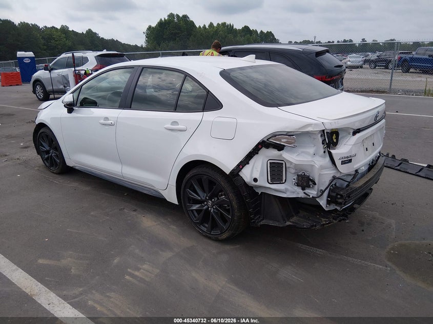 2026 Toyota Corolla VIN JTDBCMFE1T3131015 IAAI salvage auction — FRONT & REAR, Salvage Title, sold $8,100 on 2026-07-22 (photo 3)