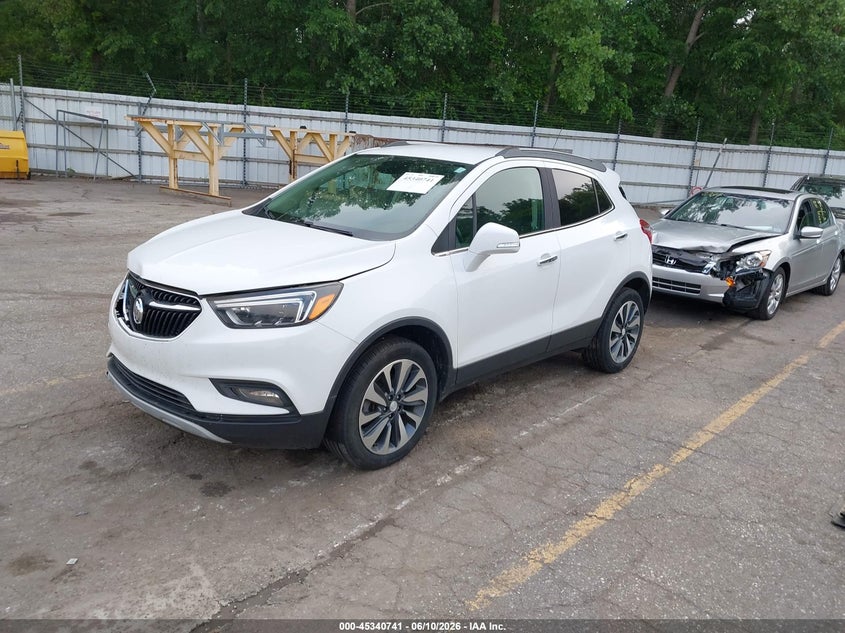 2020 Buick Encore VIN KL4CJGSB0LB043628 IAAI salvage auction — FRONT END, Clear (Michigan), sold $5,100 on 2026-07-27 (photo 2)