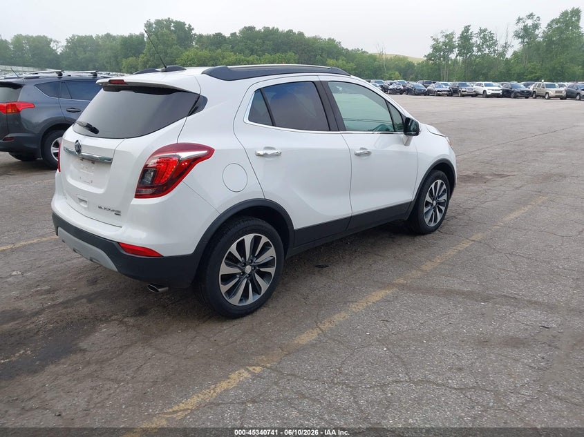 2020 Buick Encore VIN KL4CJGSB0LB043628 IAAI salvage auction — FRONT END, Clear (Michigan), sold $5,100 on 2026-07-27 (photo 4)