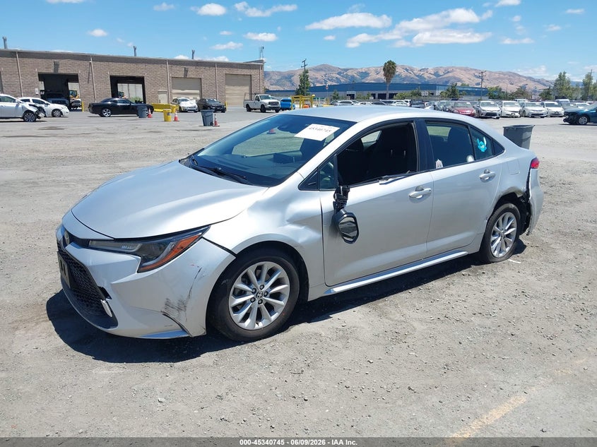 2020 Toyota Corolla VIN JTDVPRAE1LJ092119 IAAI salvage auction — LEFT FRONT, Salvage (California), sold $7,100 on 2026-07-13 (photo 2)