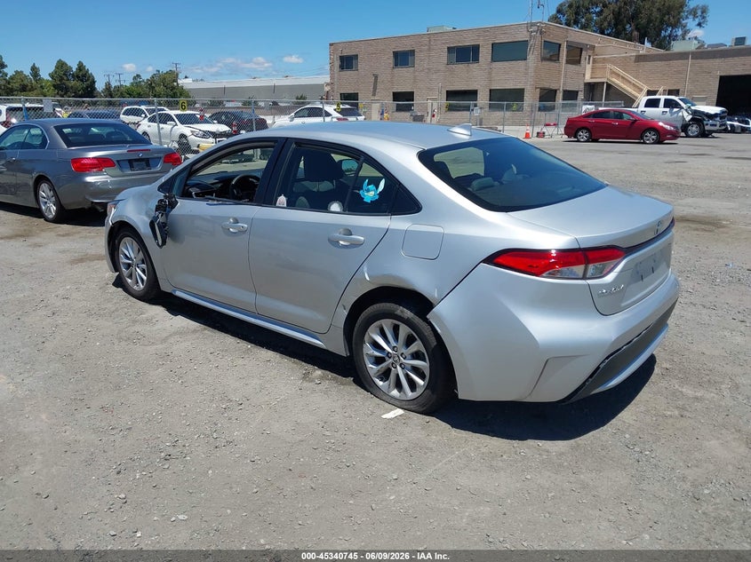 2020 Toyota Corolla VIN JTDVPRAE1LJ092119 IAAI salvage auction — LEFT FRONT, Salvage (California), sold $7,100 on 2026-07-13 (photo 3)