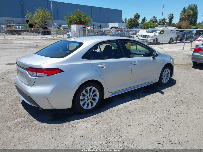 2020 Toyota Corolla VIN JTDVPRAE1LJ092119 IAAI salvage auction — LEFT FRONT, Salvage (California), sold $7,100 on 2026-07-13 (photo 4)