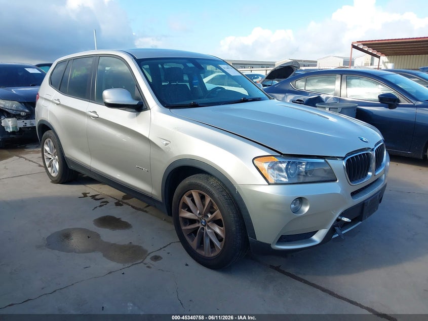 2013 BMW X3 VIN 5UXWX9C56D0A14378 IAAI salvage auction — NORMAL WEAR, Original (Texas), sold $400 on 2026-07-14 (photo 1)