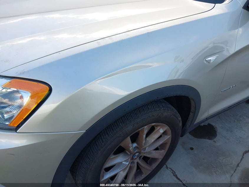 2013 BMW X3 VIN 5UXWX9C56D0A14378 IAAI salvage auction — NORMAL WEAR, Original (Texas), sold $400 on 2026-07-14 (photo 6)