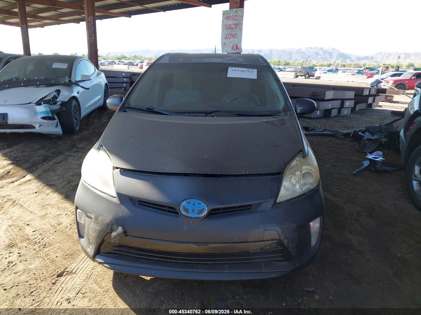 2013 Toyota Prius VIN JTDKN3DU2D1672781 IAAI salvage auction — NORMAL WEAR, Salvage Title, sold $2,400 on 2026-07-07 (photo 6)