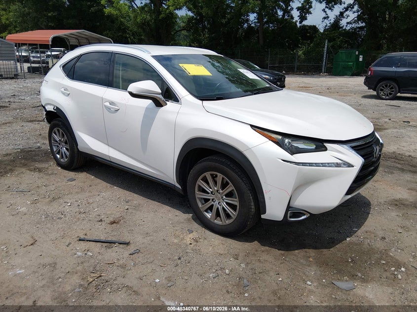 2015 Lexus Nx VIN JTJYARBZ9F2016434 IAAI salvage auction — REAR END, Salvage (Georgia), sold $7,150 on 2026-07-17 (photo 1)