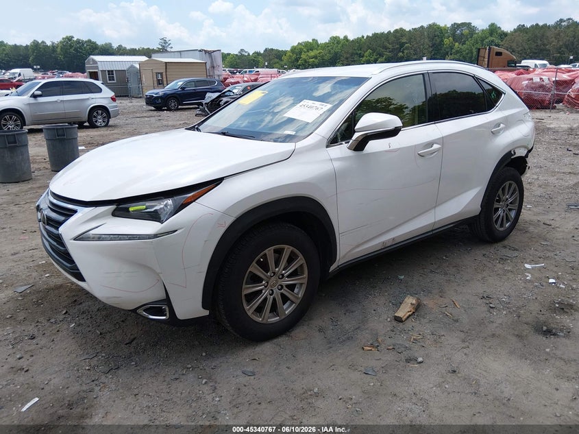 2015 Lexus Nx VIN JTJYARBZ9F2016434 IAAI salvage auction — REAR END, Salvage (Georgia), sold $7,150 on 2026-07-17 (photo 2)