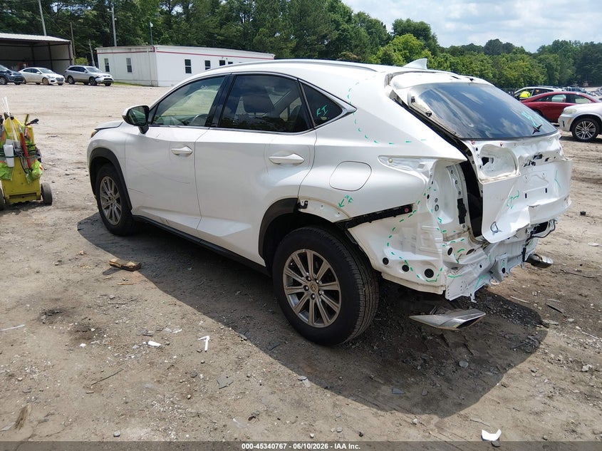 2015 Lexus Nx VIN JTJYARBZ9F2016434 IAAI salvage auction — REAR END, Salvage (Georgia), sold $7,150 on 2026-07-17 (photo 3)