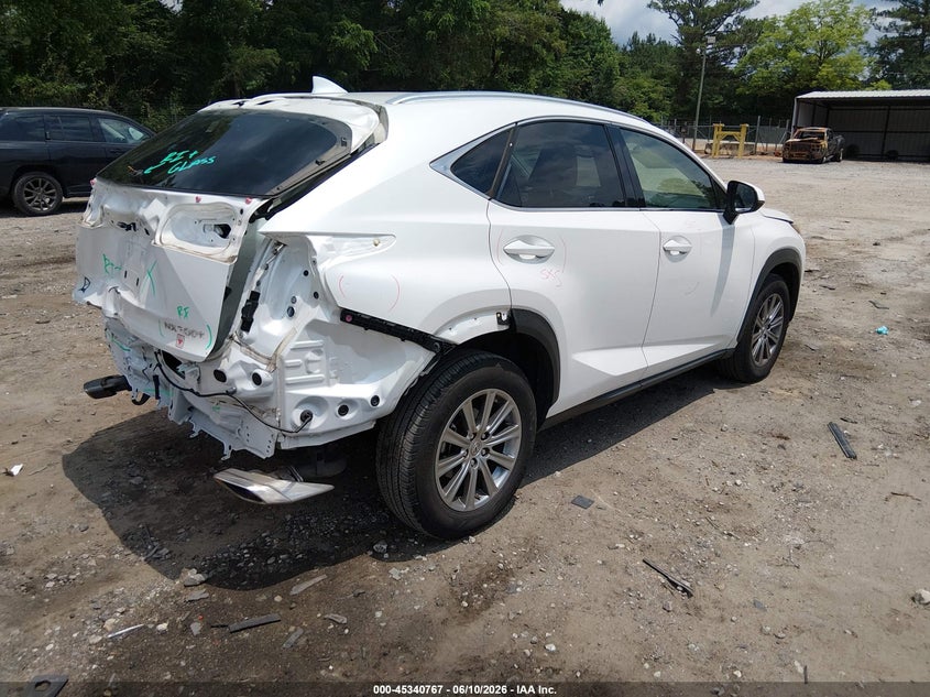 2015 Lexus Nx VIN JTJYARBZ9F2016434 IAAI salvage auction — REAR END, Salvage (Georgia), sold $7,150 on 2026-07-17 (photo 4)