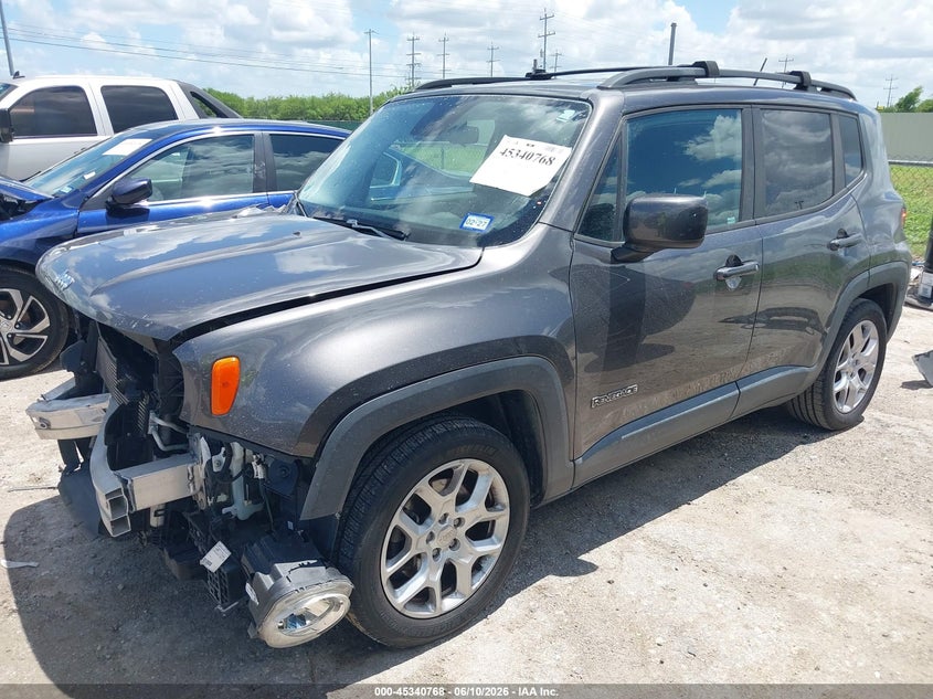 2017 Jeep Renegade VIN ZACCJABB7HPF86863 IAAI salvage auction — FRONT END, Salvage (Texas), sold $1,725 on 2026-07-13 (photo 2)