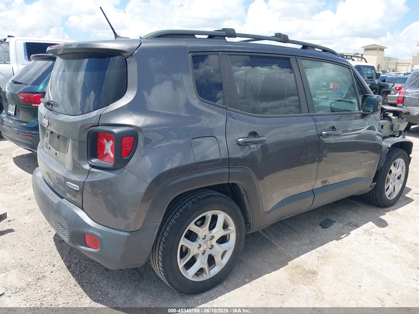2017 Jeep Renegade VIN ZACCJABB7HPF86863 IAAI salvage auction — FRONT END, Salvage (Texas), sold $1,725 on 2026-07-13 (photo 4)