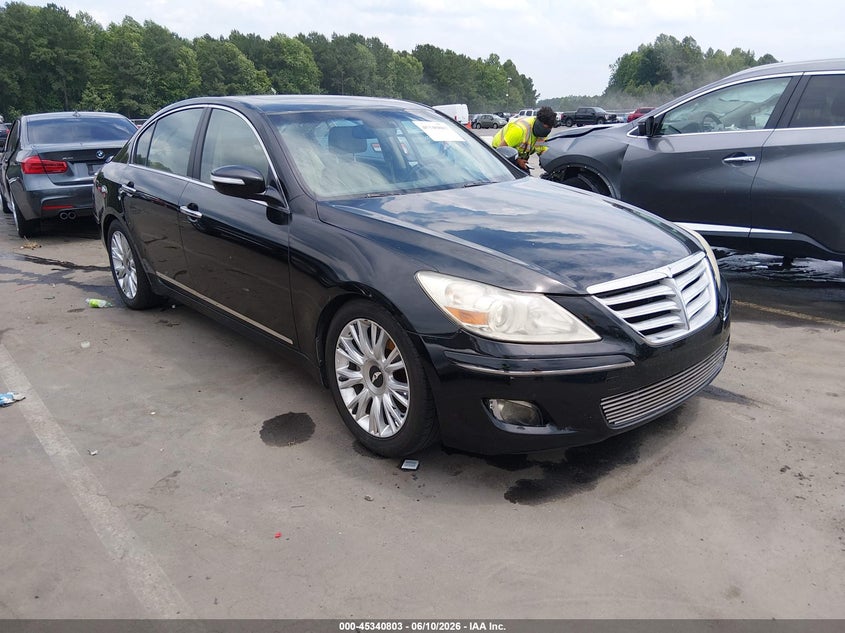 2009 Hyundai Genesis VIN KMHGC46E59U026790 IAAI salvage auction — REAR END, Salvage (North Carolina), sold $625 on 2026-07-22 (photo 1)