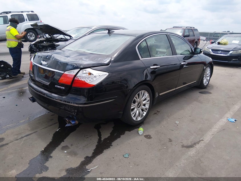 2009 Hyundai Genesis VIN KMHGC46E59U026790 IAAI salvage auction — REAR END, Salvage (North Carolina), sold $625 on 2026-07-22 (photo 4)
