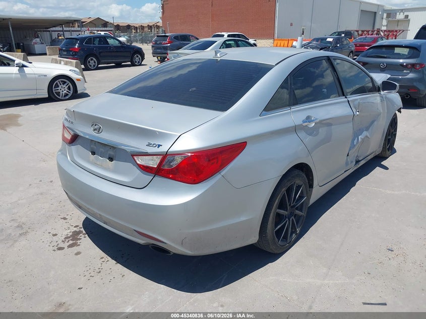 2012 Hyundai Sonata VIN 5NPEC4AB0CH321788 IAAI salvage auction — FRONT END, Salvage (Texas), sold $300 on 2026-07-15 (photo 4)