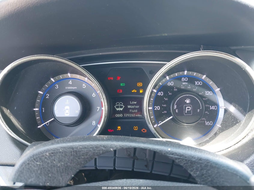 2012 Hyundai Sonata VIN 5NPEC4AB0CH321788 IAAI salvage auction — FRONT END, Salvage (Texas), sold $300 on 2026-07-15 (photo 7)